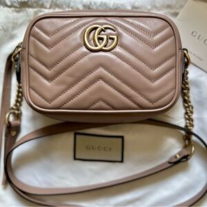 Gucci GG Marmont Leather Shoulder Bag